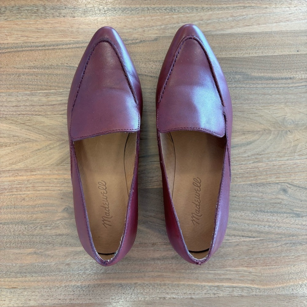 Madewell The Frances Skimmer in Leather, Size 6.5 - Picture 8 of 14
